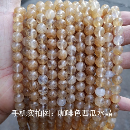 Synthetic watermelon red crystal loose beads