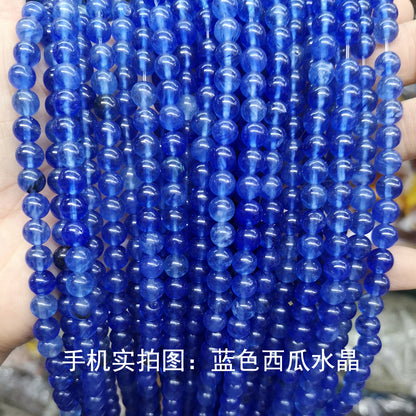 Synthetic watermelon red crystal loose beads