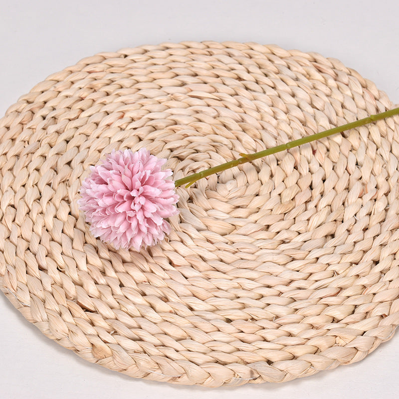 Crisantemo de bola pequeña de diente de león de flor artificial de una sola cabeza 