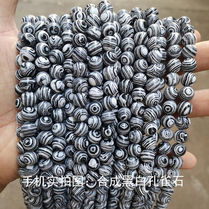 Wholesale of synthetic malachite loose beads