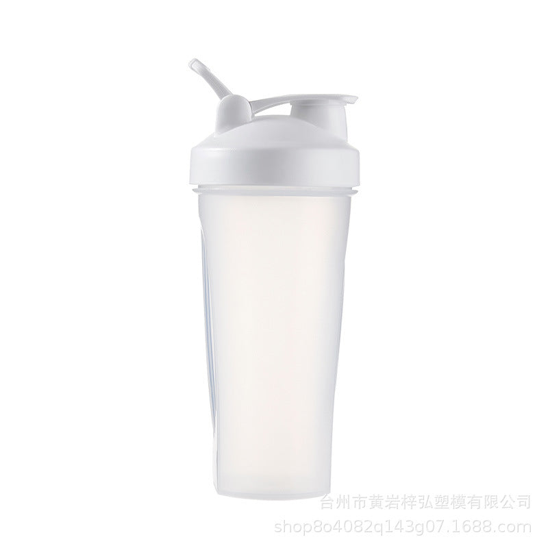 Fitness shaker cup with scale can print LOGO