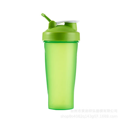 Fitness shaker cup with scale can print LOGO