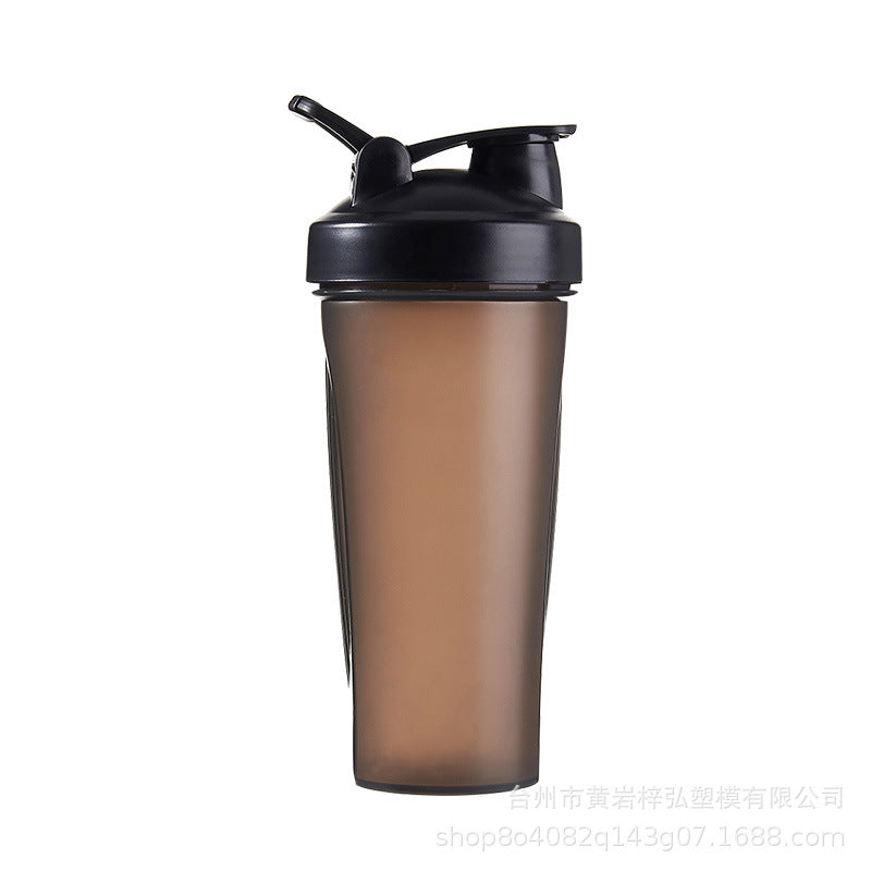 Fitness shaker cup with scale can print LOGO