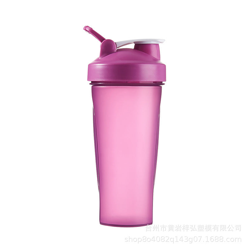 Fitness shaker cup with scale can print LOGO