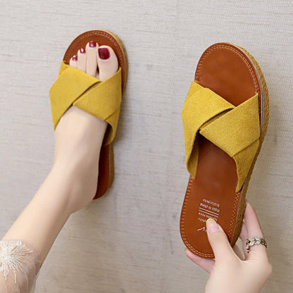 Cool slippers women's outer wear Korean version