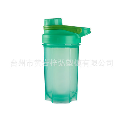 500ML Sports Shaker Cup Fitness Mixing Cup