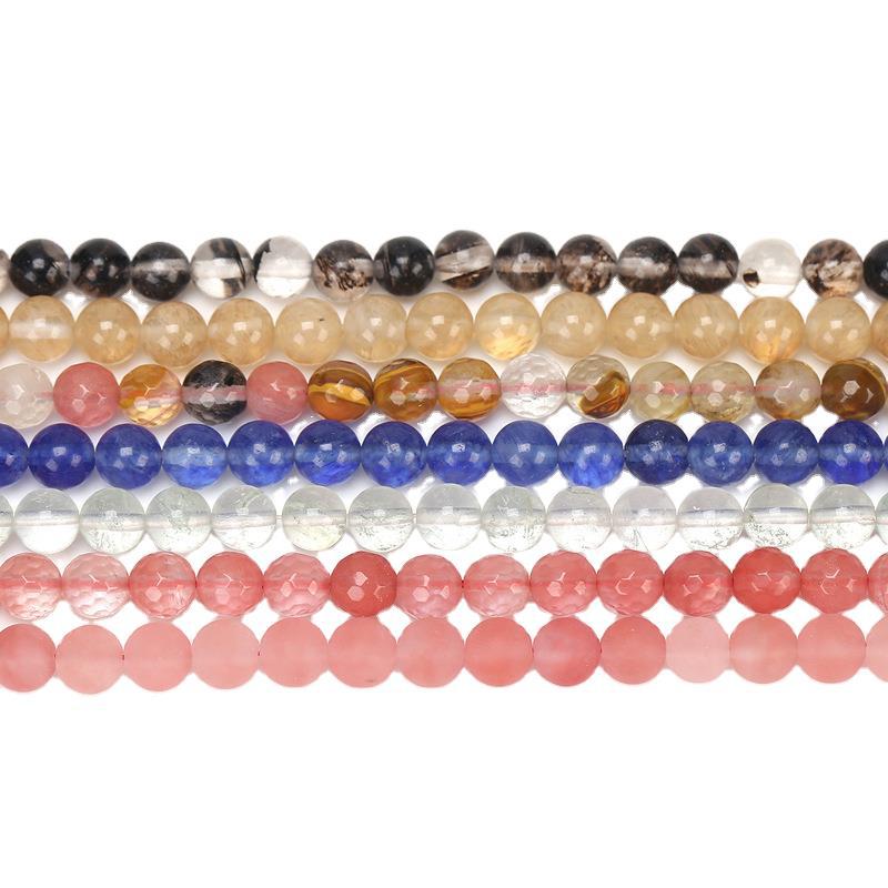 Synthetic watermelon red crystal loose beads