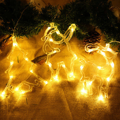 Decoración navideña pegatinas para ventanas Colgantes para árboles de Navidad