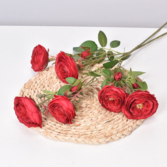 Artificial flower small happy rose