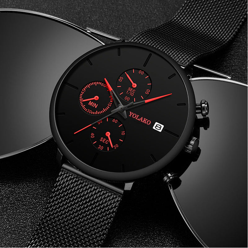 Wormhole Concept Mens Watch High School Trendy