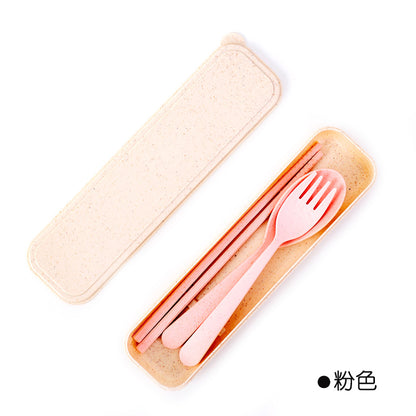 Wheat Flatware 3-Piece Set Travel Portable Flatware