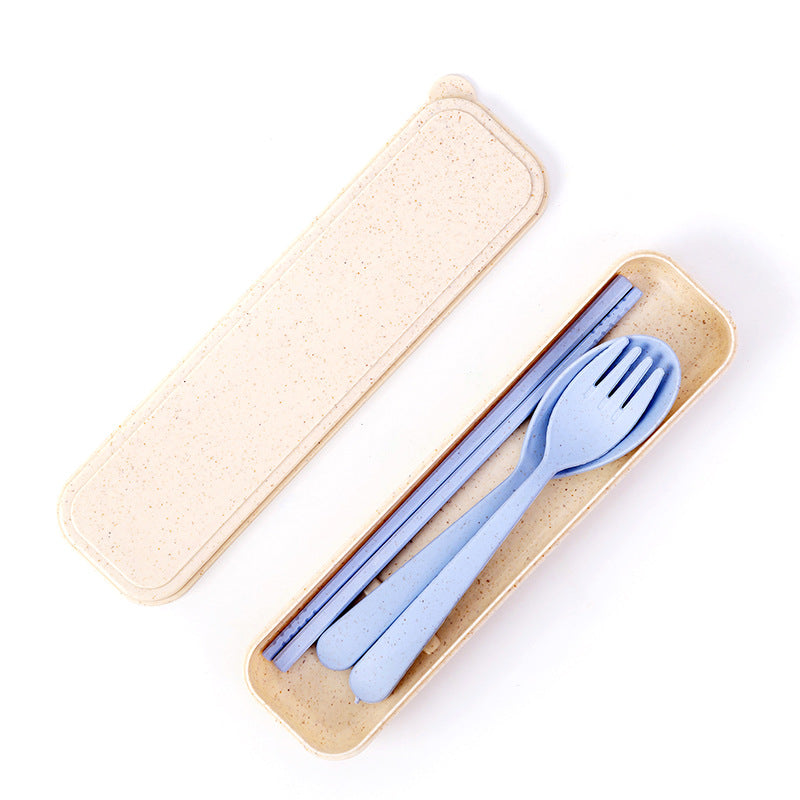 Wheat Flatware 3-Piece Set Travel Portable Flatware