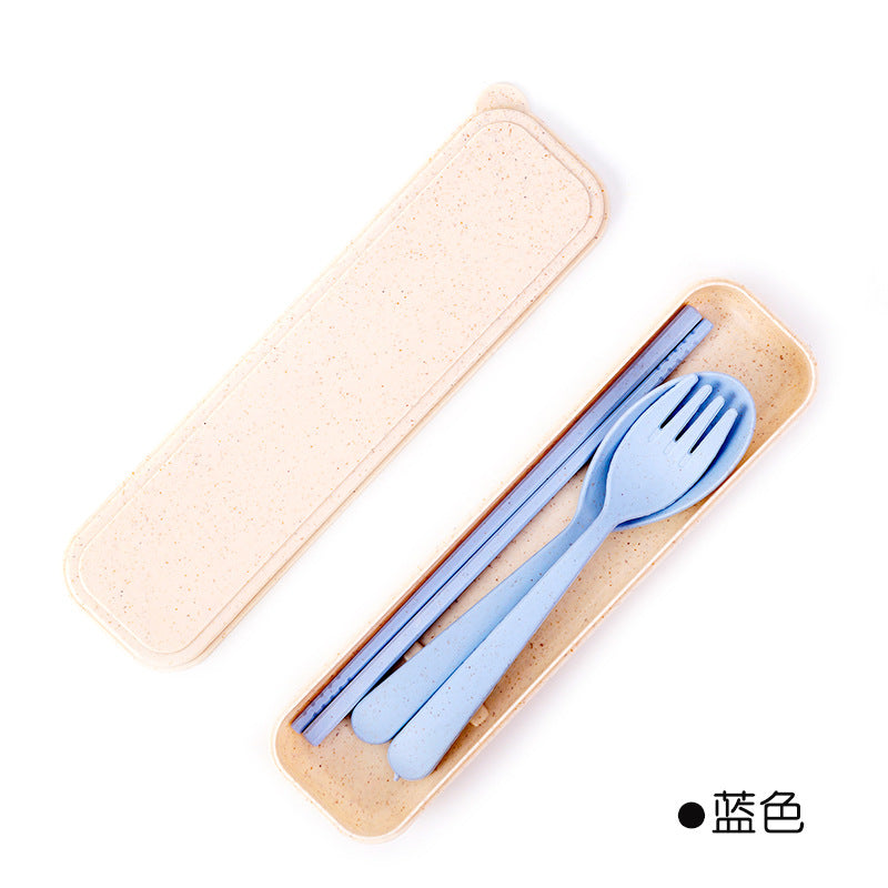 Wheat Flatware 3-Piece Set Travel Portable Flatware