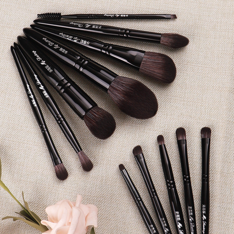 Fiber Makeup Brush Set 9/10/11/12 Pieces