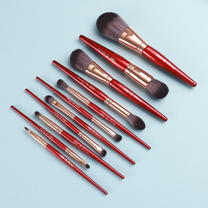 Fiber Makeup Brush Set 9/10/11/12 Pieces