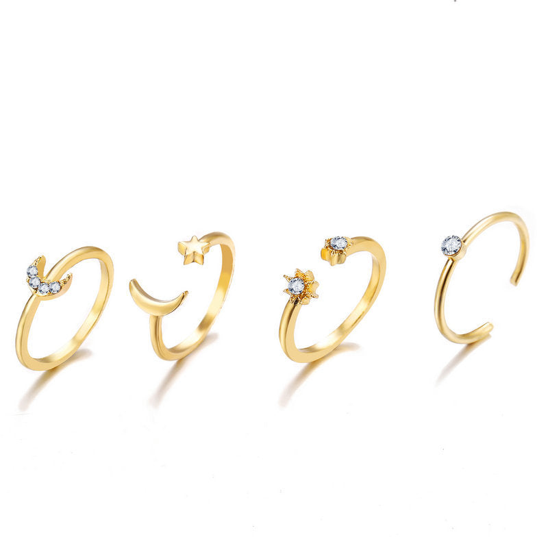 Star Ring Set 7 Pieces