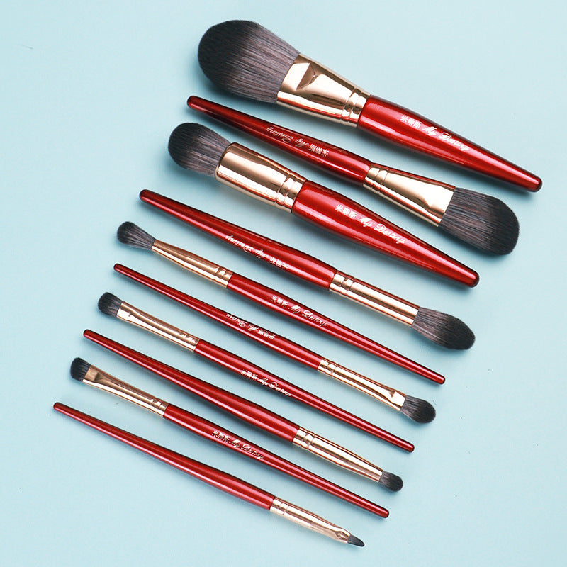 Fiber Makeup Brush Set 9/10/11/12 Pieces