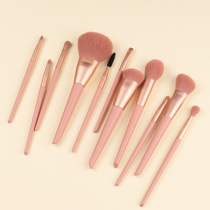 11-Piece Fiber Blush and Contour Brush Set