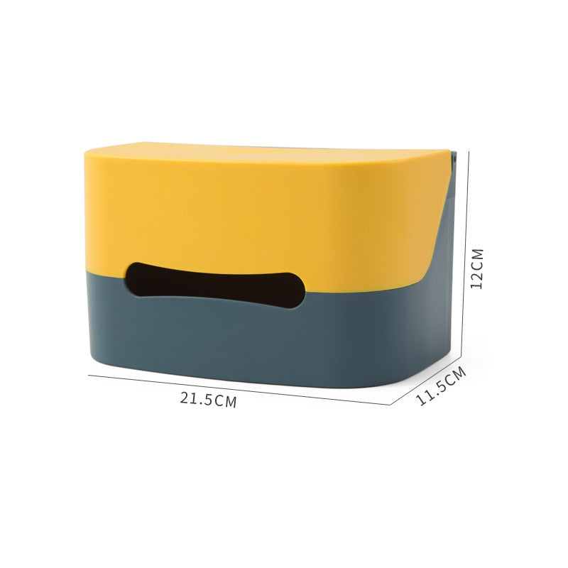 Nordic contrasting color tissue box