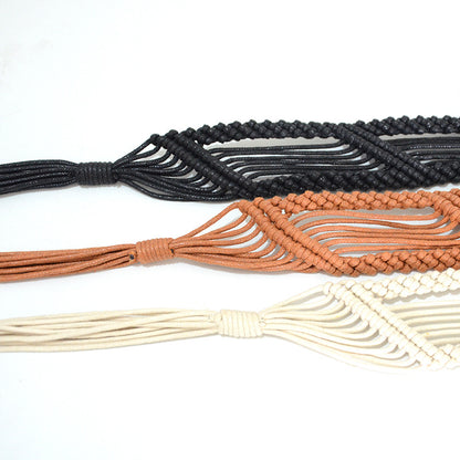 Wax Rope Braided Waist Chain Ladies