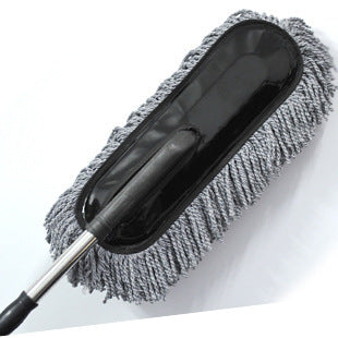 Car wash telescopic wax brush waxing tool dust brush