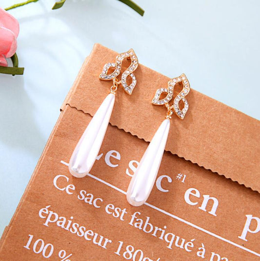 925 Silver Needle Earrings Female French