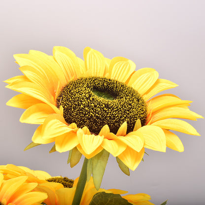 Simulation high branch sunflower artificial flower