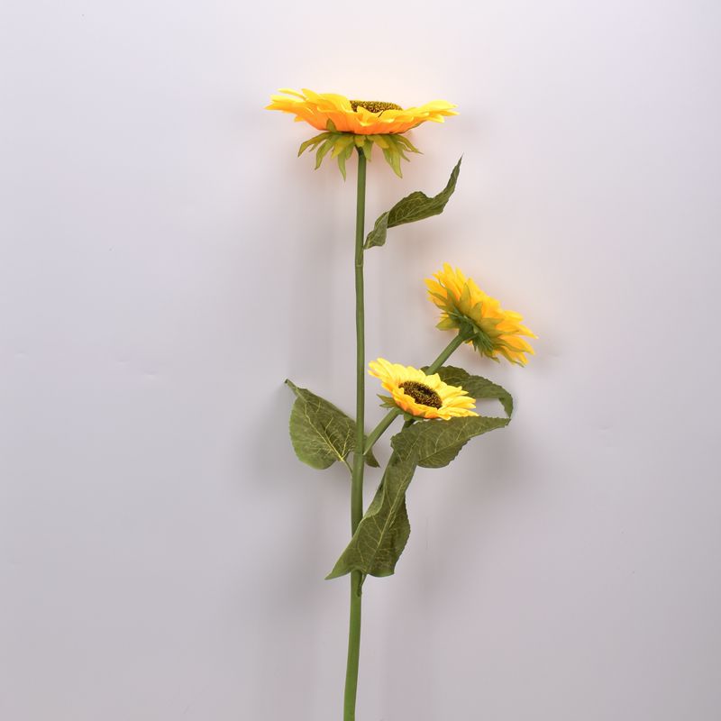 Simulation high branch sunflower artificial flower