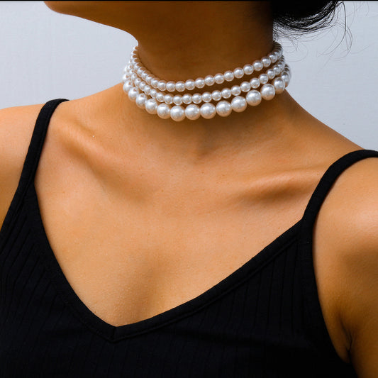 Bohemian Multi-Layer Pearl Necklace