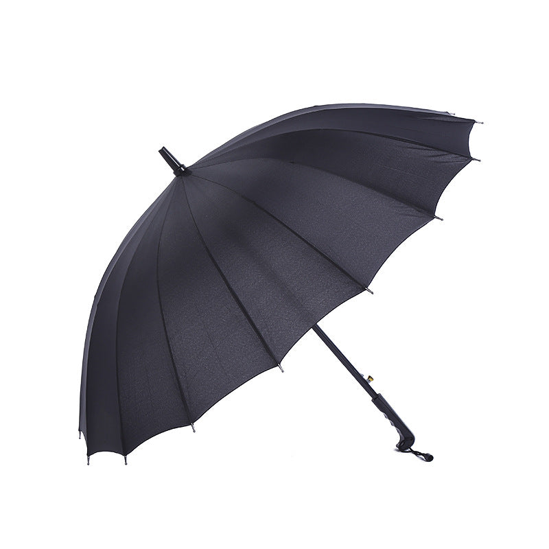 16-Rib Long Handle Umbrella Automatic UV Protection