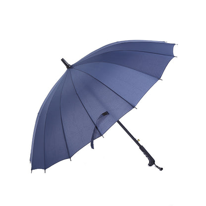 16-Rib Long Handle Umbrella Automatic UV Protection