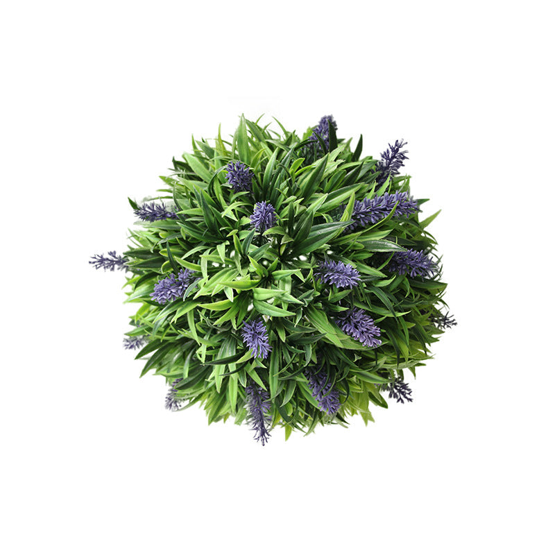 Lavender ball simulation grass ball