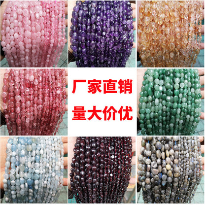 Crystal gravel conformal loose beads