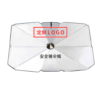 Umbrella-Style Car Sunshade Foldable Heat Insulation