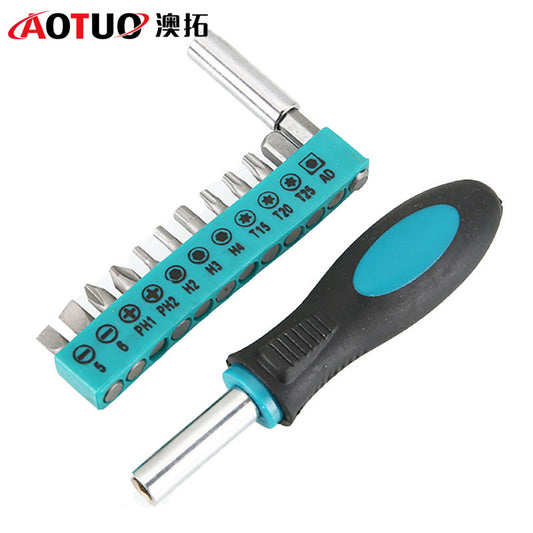 Bit Set Home Tool Kit Screwdriver Drill Flex Shaft