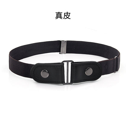 Belt men's and women's buckle belt