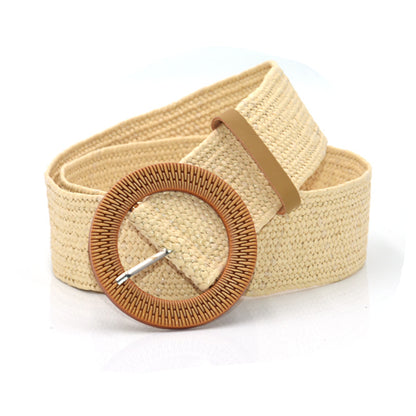 5 cm wide wooden buckle waist seal