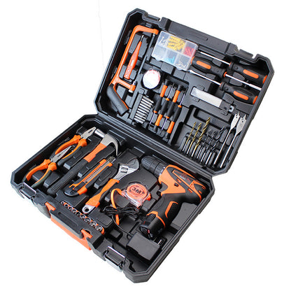 Large set of lithium battery drill set 48-piece tool set