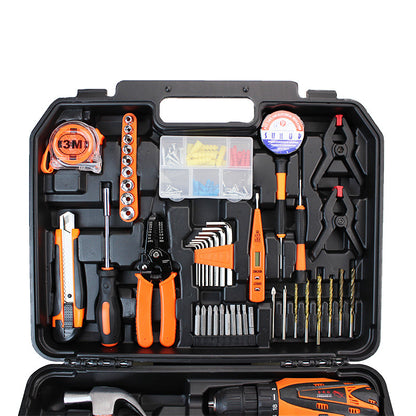 Lithium battery drill set 55-piece tool set