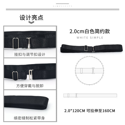 Shirt non-slip clip, anti-wrinkle strap