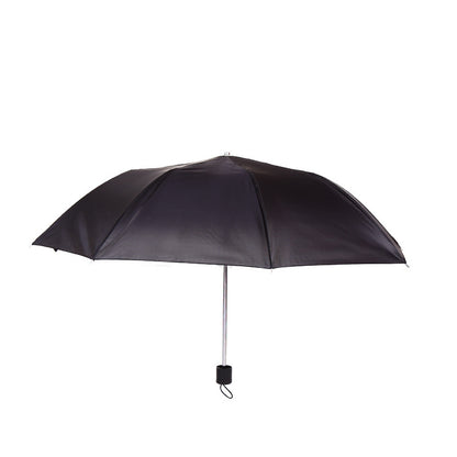 8-Rib Two-Fold Umbrella Simple Solid Color