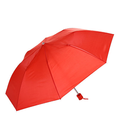 8-Rib Two-Fold Umbrella Simple Solid Color