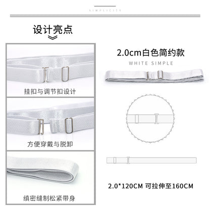 Shirt non-slip clip, anti-wrinkle strap