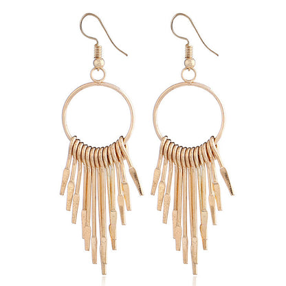 Tassel temperament personalized earrings