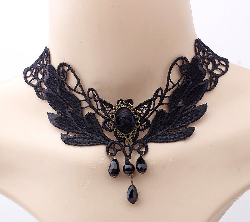 Boutique lace necklace wholesale