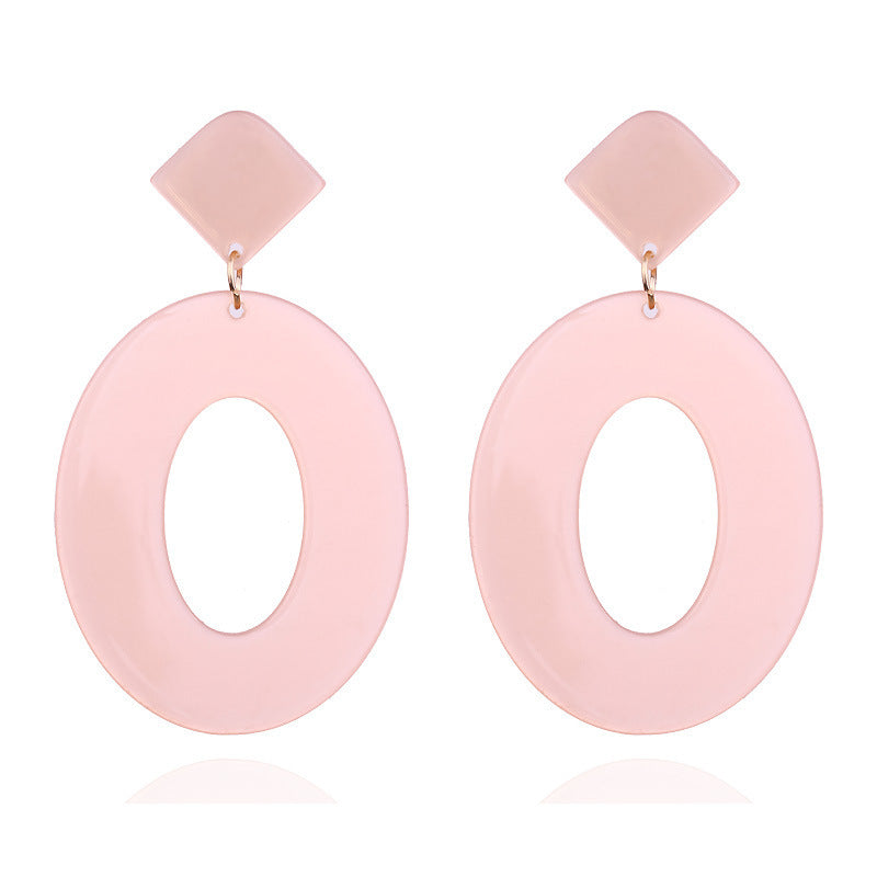 Acrylic acetate sheet earrings