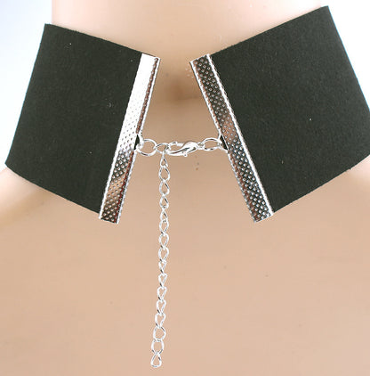 Exaggerated wide edge necklace necklace collar