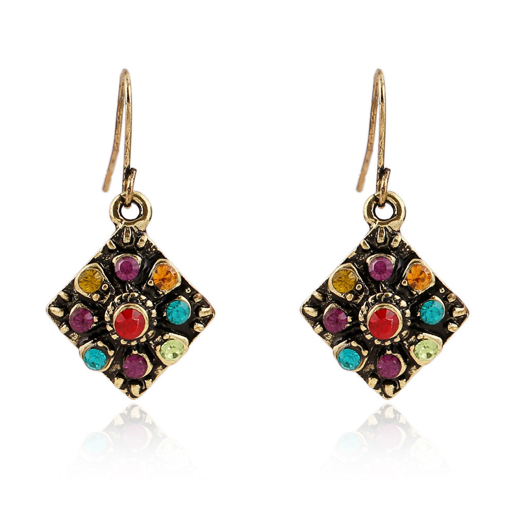 Bohemian Diamond Earrings for Women