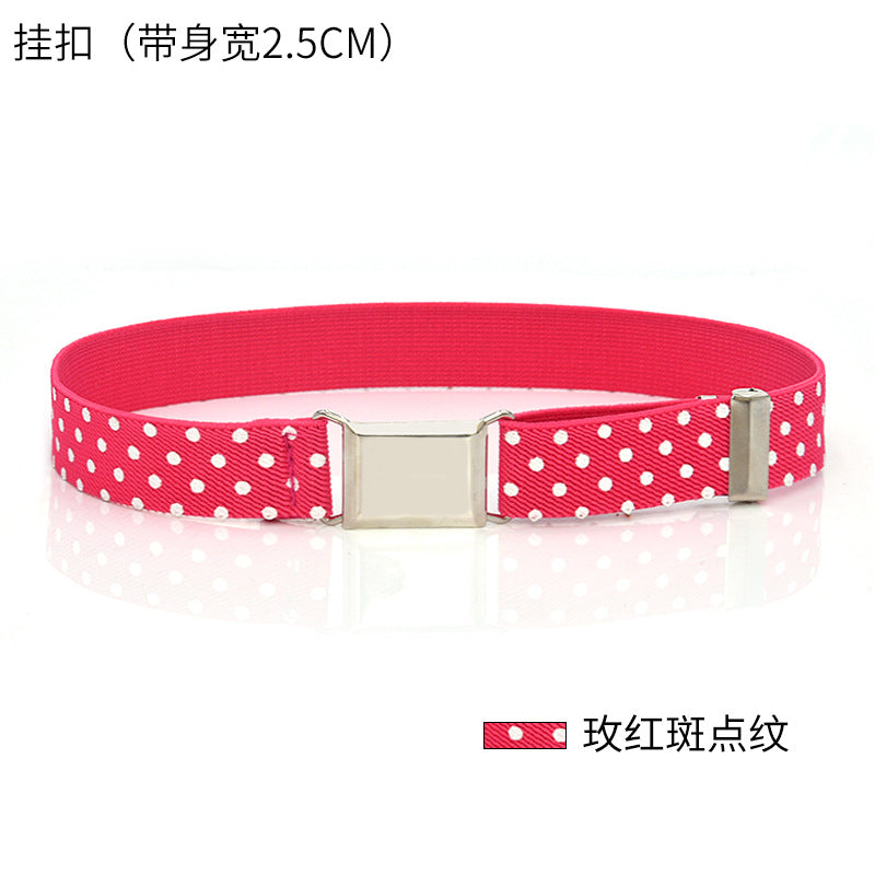 Children's belt adjustment elastic belt