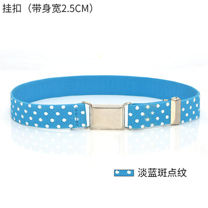 Children's belt adjustment elastic belt